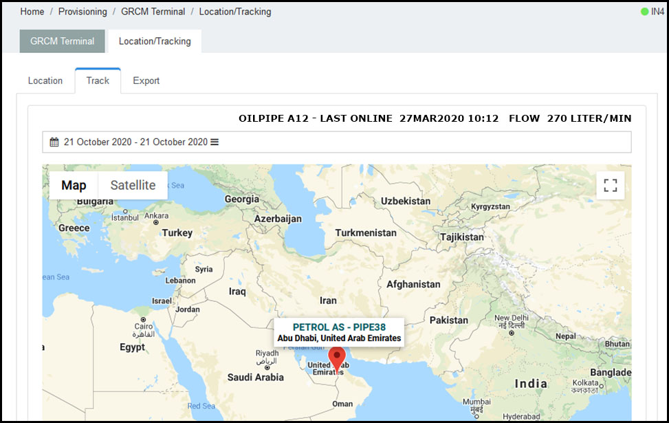 Inmarsat Remote Terminal Manager